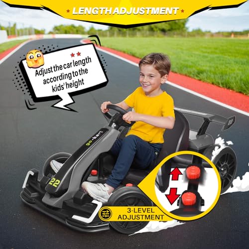 24V Electric Go Kart with 2X150W Motor, 7AH Battery, Green N772296