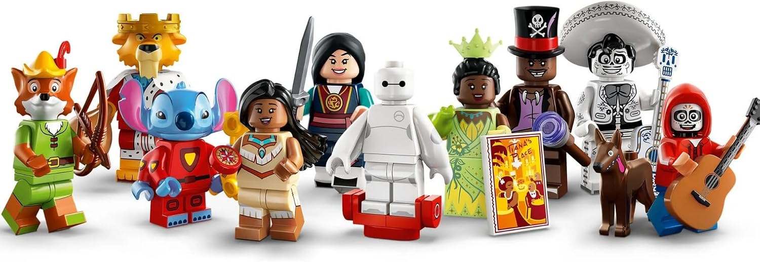 Disney 100 6 Pack Minifigure Set 46 Pieces Q69699
