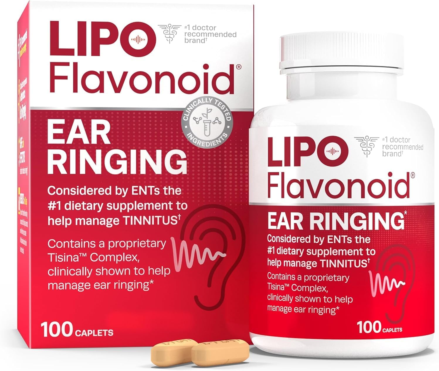 100 Caplets Ear Ringing Supplement P620580