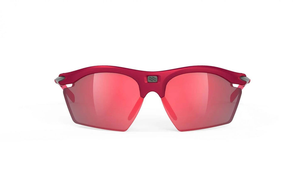 Merlot Matte Multilaser Red Sunglasses H2169