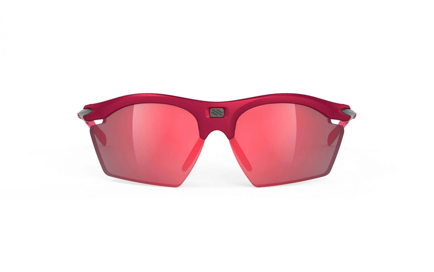 Merlot Matte Multilaser Red Sunglasses H2169