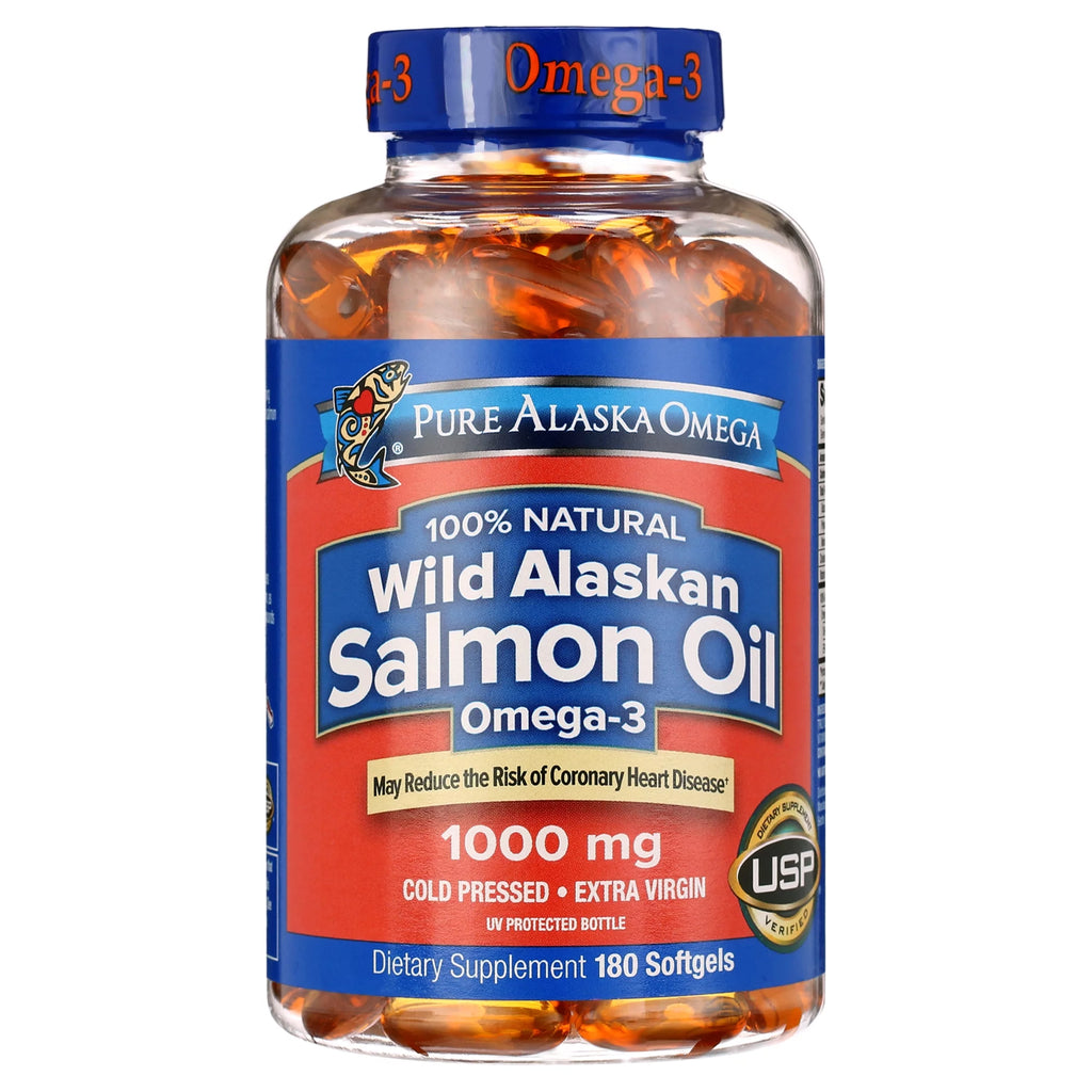 Wild Salmon Oil 1,000 mg Softgel, 180 Ct G453694