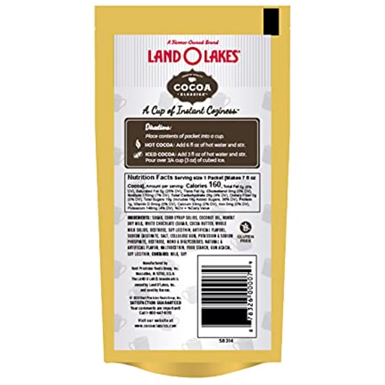 Arctic White Hot Cocoa Classics Mix, 1.25 Oz, Pack Of 36 J12796