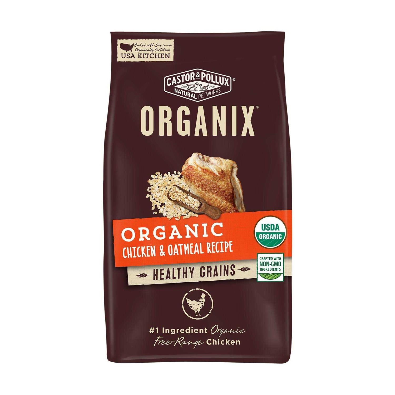 Organic Chicken Recipe Dry Dog Food A7003