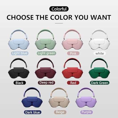 Black PU Leather Carrying Case for Headphones T7301