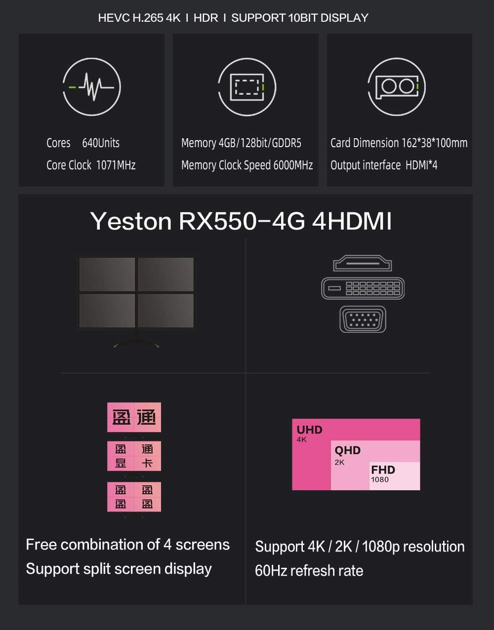4GB GDDR5 Graphics Card B7223