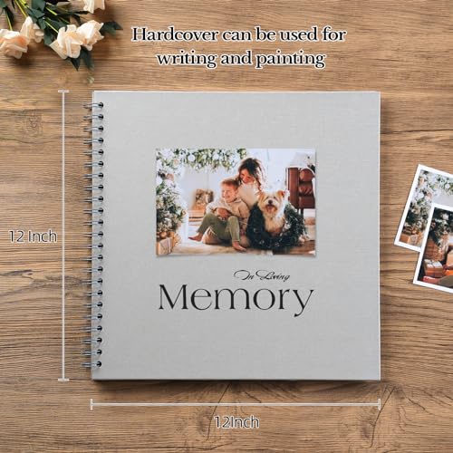 10 x 10 Inch 40 Pages Hardcover Kraft Paper Scrapbook Album X394511