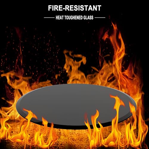 36 Inch Round Tempered Glass Tabletop U94436