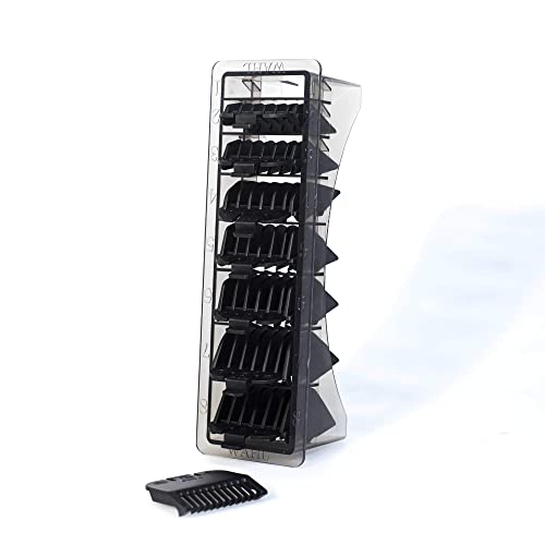 Black 8 Piece Taper Attachment Comb Set C972