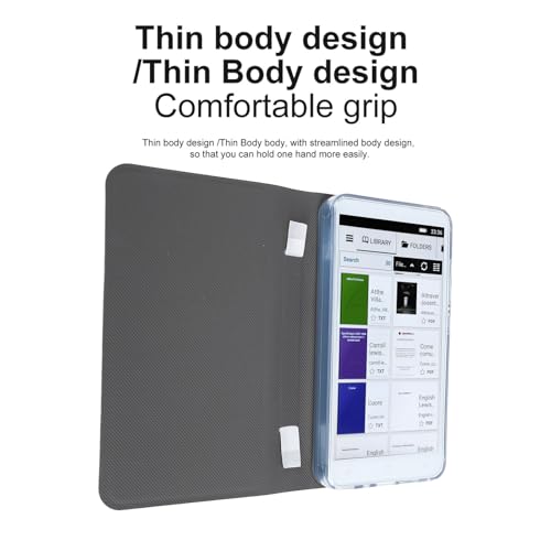5 Inch Color LCD Touchscreen E Reader with WiFi, Bluetooth, 1GB RAM + 8GB Storage O30807