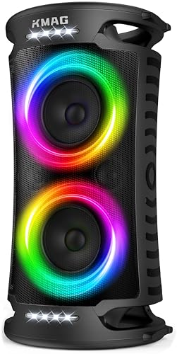 Large Bluetooth Speaker, 260W Peak, Portable, 15Hr Playtime A705281