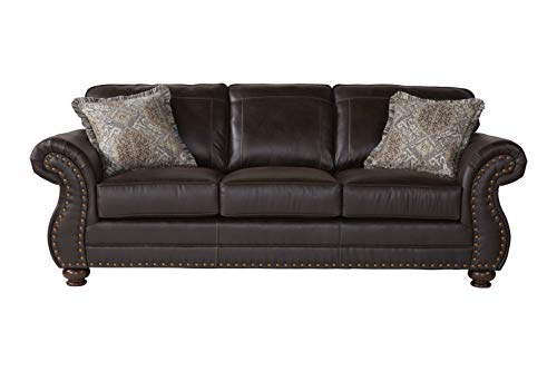 Brownie Faux Leather Sofa & Loveseat Set U760