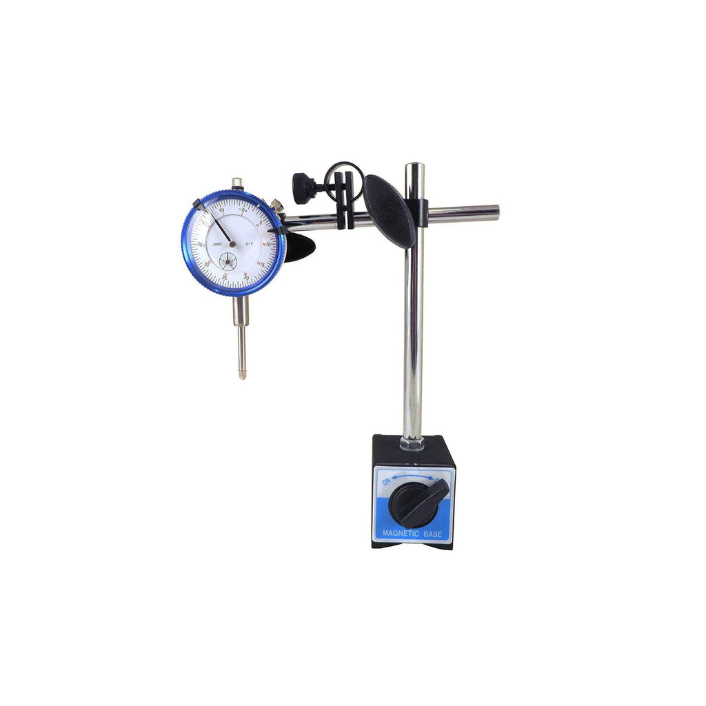 Magnetic Base with Fine Adjustment and SAE Dial Test Indicator with 0.0005 L960