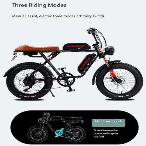 Electric Bicycle Fat Tire Removeable Battery Ebike Y57631