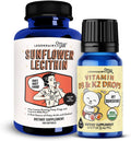 Sunflower Lecithin Liquid Drops, Vitamin D3 & K2 Liquid Drops O562