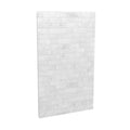 47.625-In x 80.875-in Marble Carrara Shower Surround Back Wall Panel in White M65575
