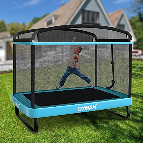 6FT Toddler Trampoline with Swing & Enclosure Safety Net R4638