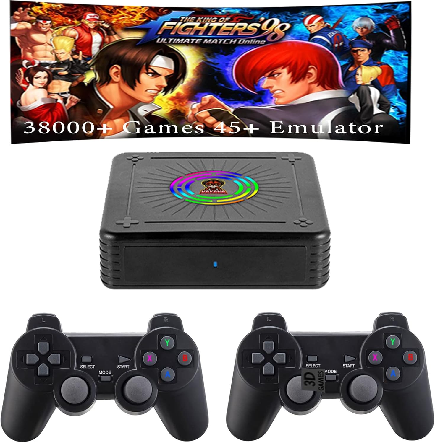 38000 in 1 Arcade Game Console with 2.4G Wireless Controllers HDMI Output 64G N161002