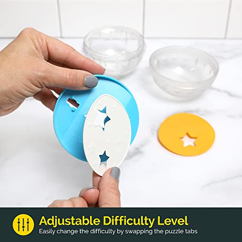 IQ Treat Ball Dog Treat Dispenser Toy Ball Interactive Dog Toy - 4" Dog Food Toy Y970