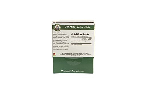 Organic Yerba Maté Tea Bags, 1.1 oz G250