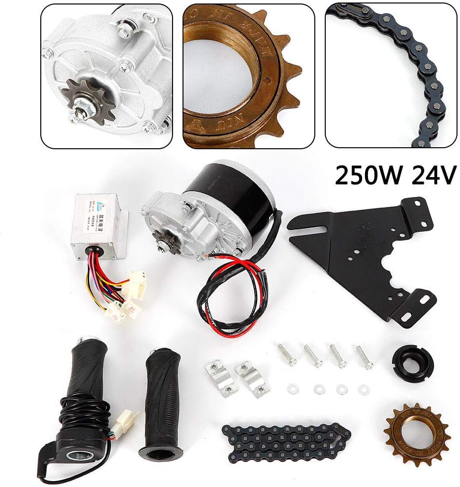 24V 250W Electric Bicycle Motor Conversion Kit for 16"-28" Bike U53238