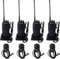 4 Pack Long Range Heavy Duty 2 Way Radio with 3000mAh Rechargeable E5900