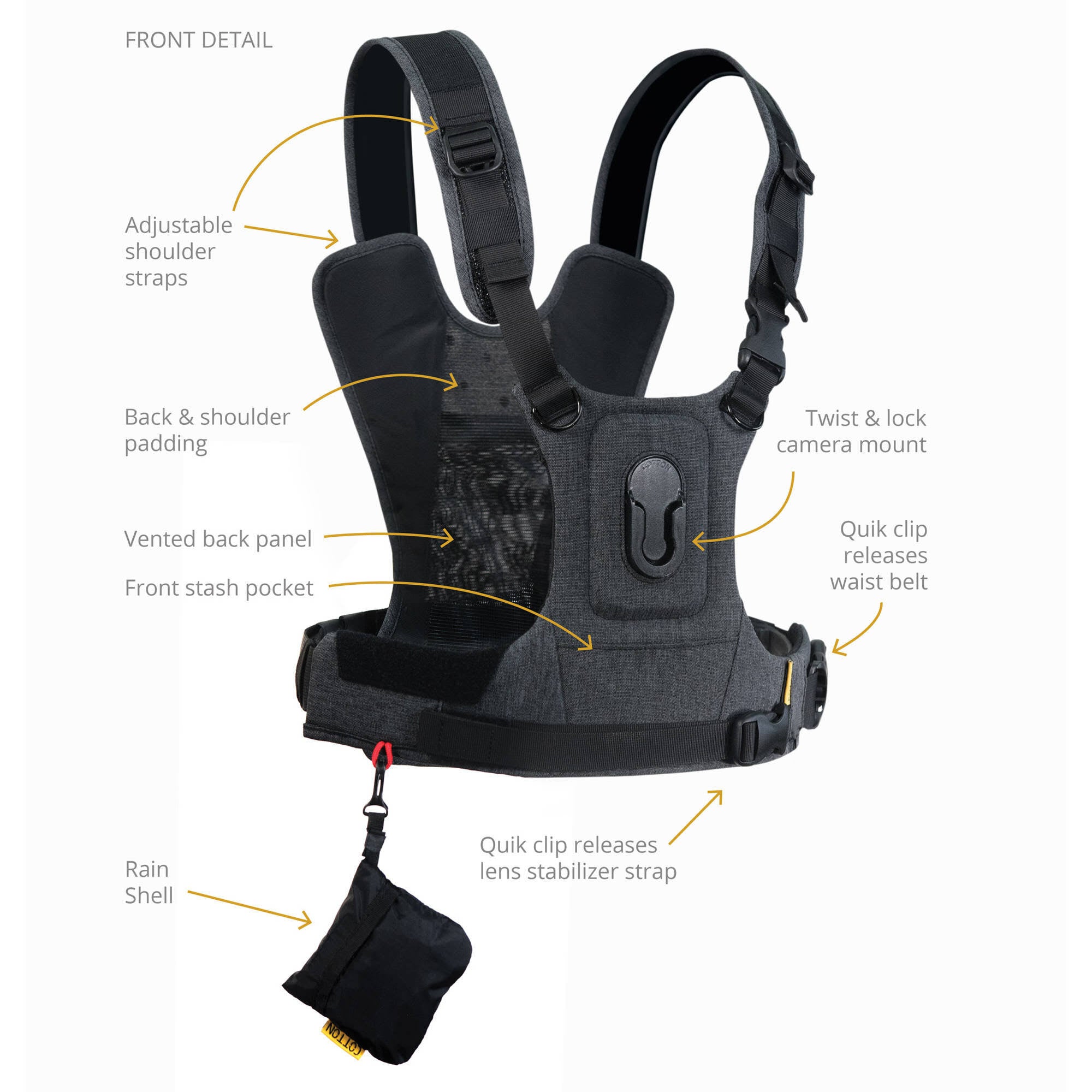 Grey Camera Harness System T71283