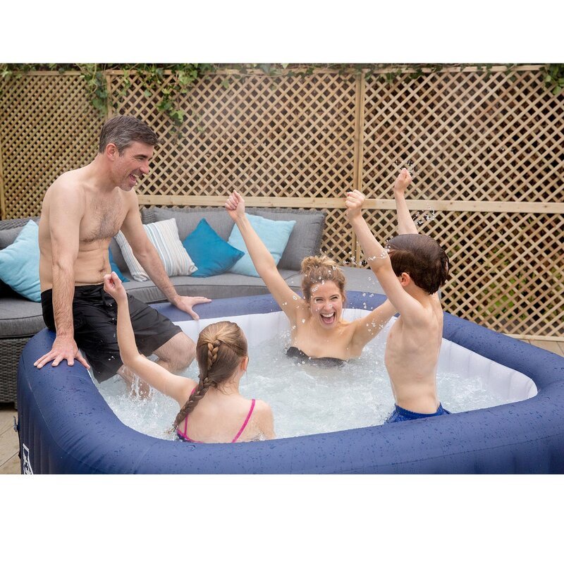Navy Vinyl Inflatable Hot Tub M355623