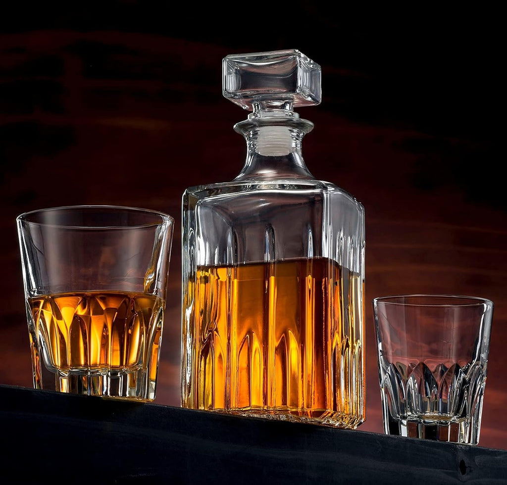 Whiskey Decanter and 2 Glasses Bar Set N9459