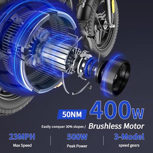 14" 400W 48V12AH Folding Electric Bike F19885