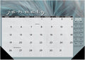 2025 Monthly Desk Pad Calendar, 18.5 x 13 Inches B1463