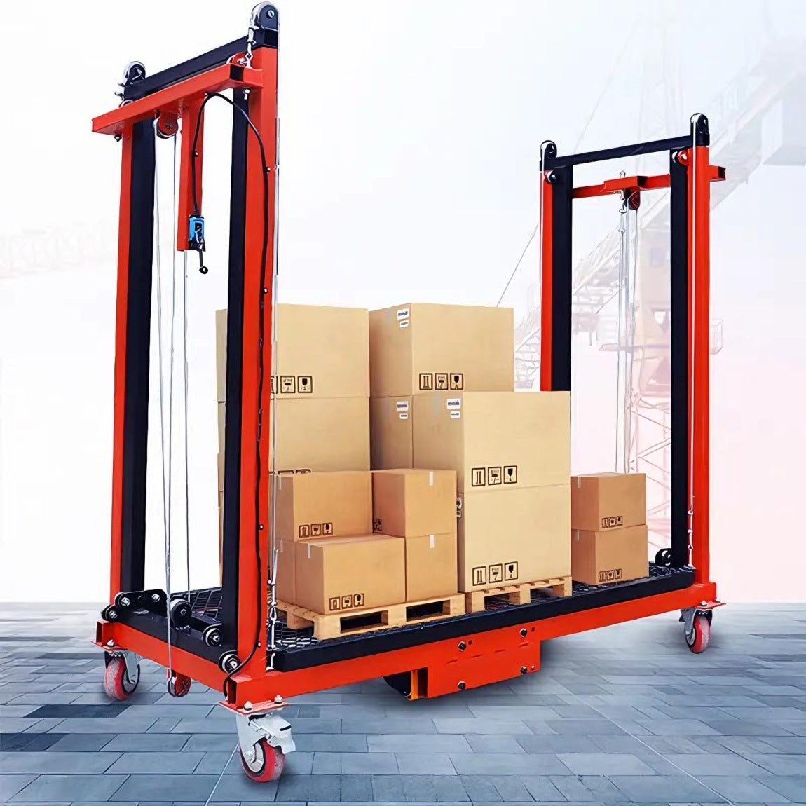 Foldable Electric Lift Scaffolding Q669456