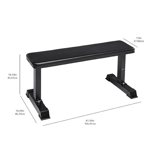 Black Flat Weight Bench G5175