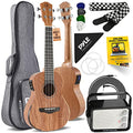 23" Acoustic Electric Mahogany Tenor Ukulele with Detachable Strap N7704