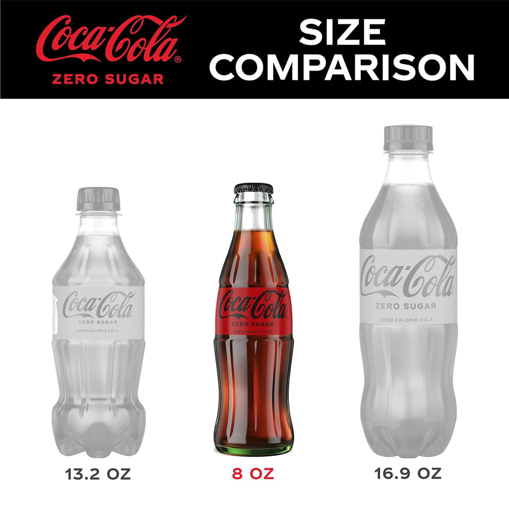 8 fl oz 6 Pack Glass Bottles S21133