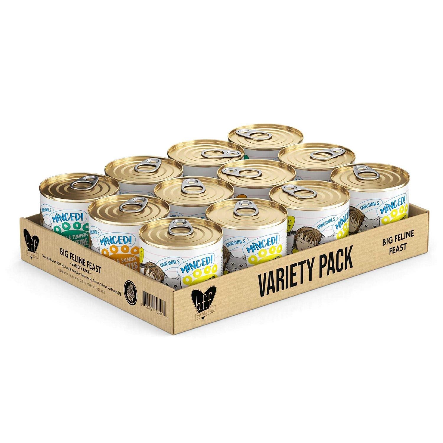 Big Feline Feast Variety Pack Canned Cat Food P8396