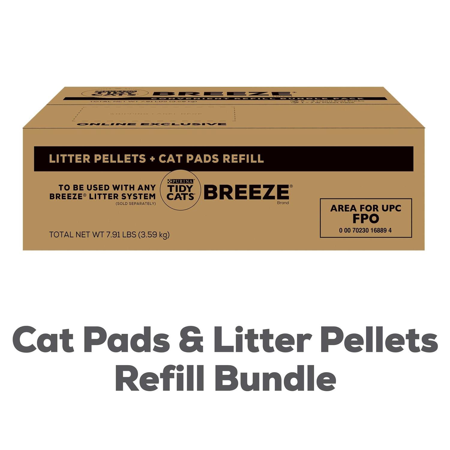 Cat Pads & Litter Pellets Bundle Pack, 7.91-lb box K34301