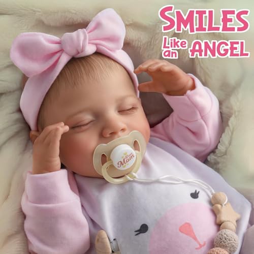 20-Inch Realistic Newborn Vinyl Reborn Baby Doll H344