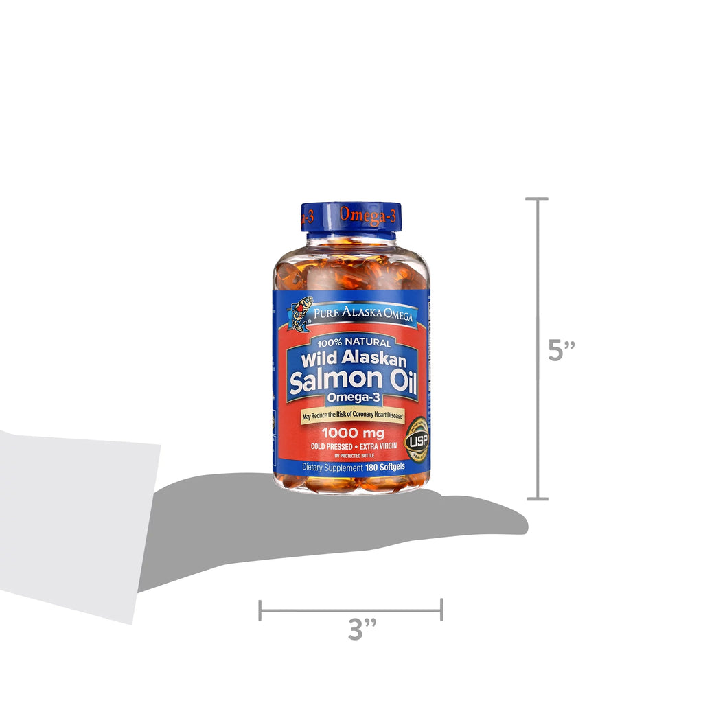 Wild Salmon Oil 1,000 mg Softgel, 180 Ct G453694