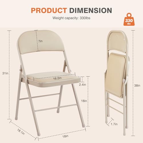 12 Pack Leather Padded Metal Folding Chairs A761525