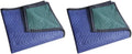 2 Pack Heavy Duty 72x80 Quilted Moving Blankets Furniture Shipping Pads M6317