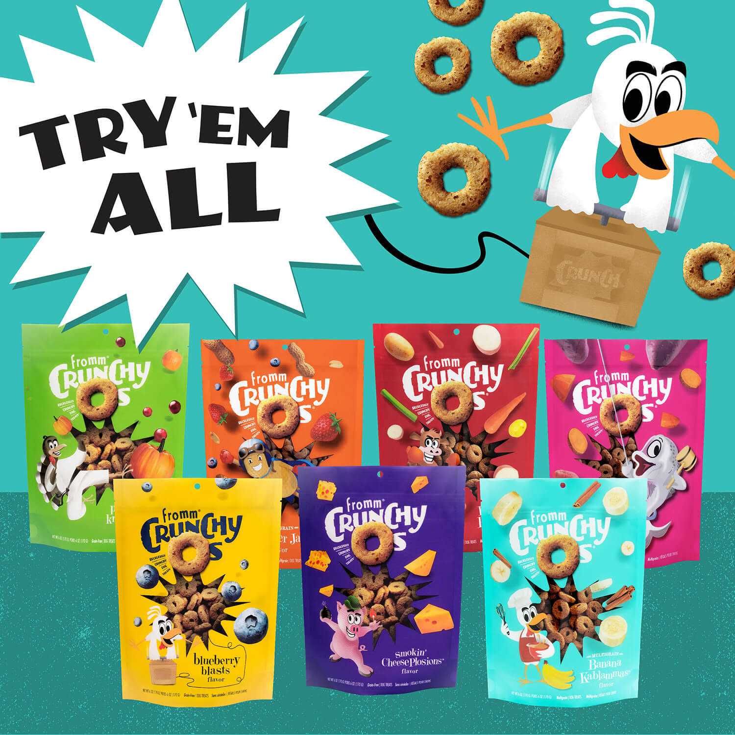 Crunchy O's Dog Treats N2442