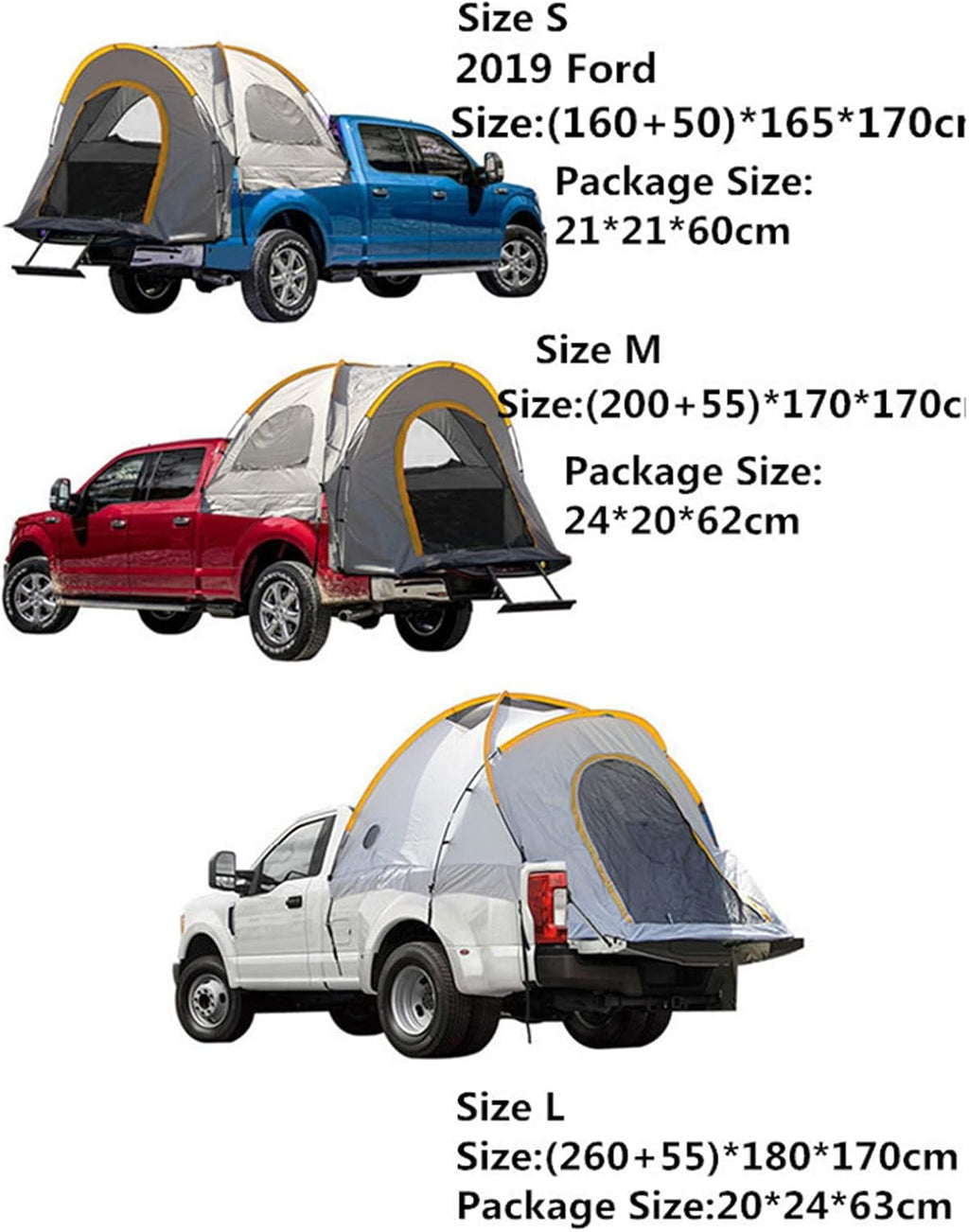 Waterproof Double Layer 2 Person Truck Tent with Carry Bag Q112