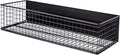 Black Magnetic Wire Mesh Shelf, 13.77" x 5.11" x 3.26" P701