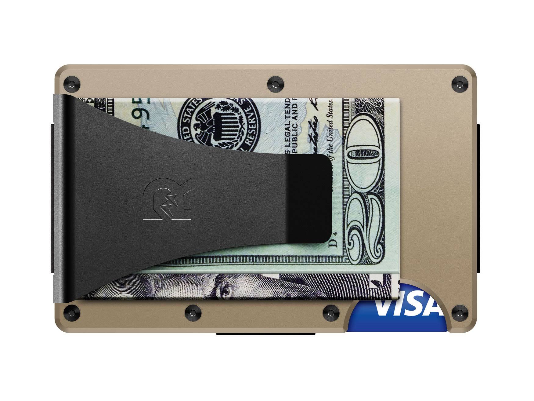 Aluminum RFID Wallet with Cash Strap R393226