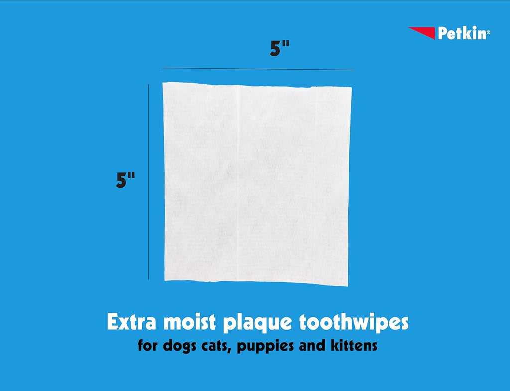 80 Wipes Dental Wipes for Cat and Dog X715494