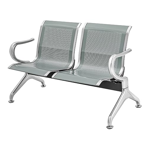 3 Seat Reception Chair Guest Bench (Blue) U901