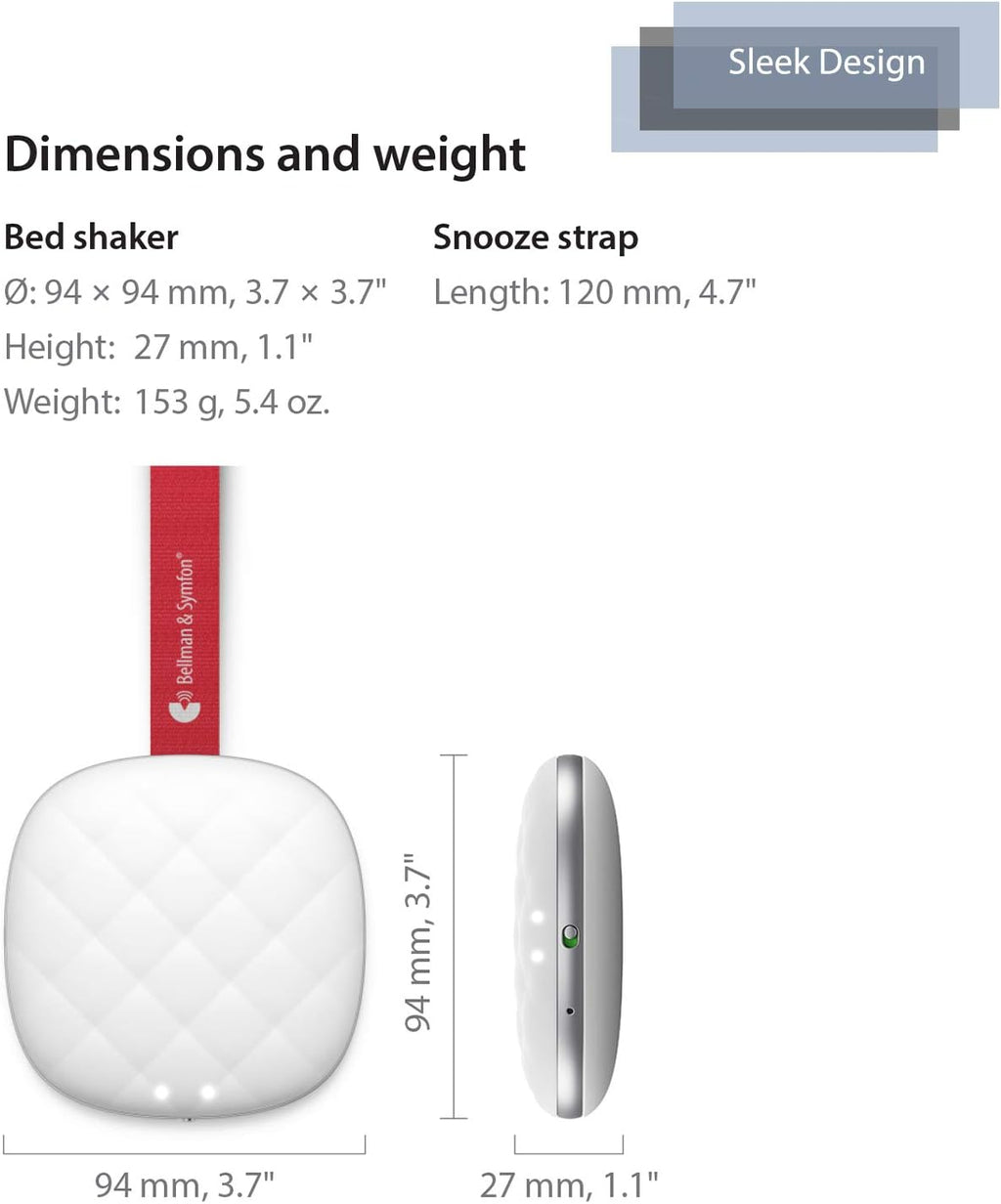 Wireless Bedshaker Alarm with Bluetooth Q825
