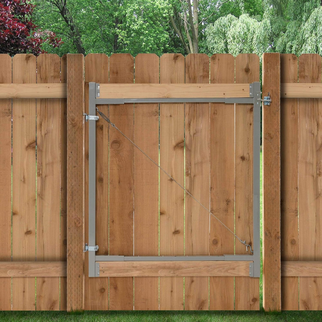 Steel Frame Gate Kit, 36"-72" Wide Opening to 6' High (4 Pack) E286
