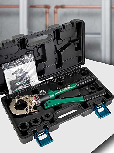 Copper Tube Crimping Tool with 1/2" 3/4" 1" Jaw C7046